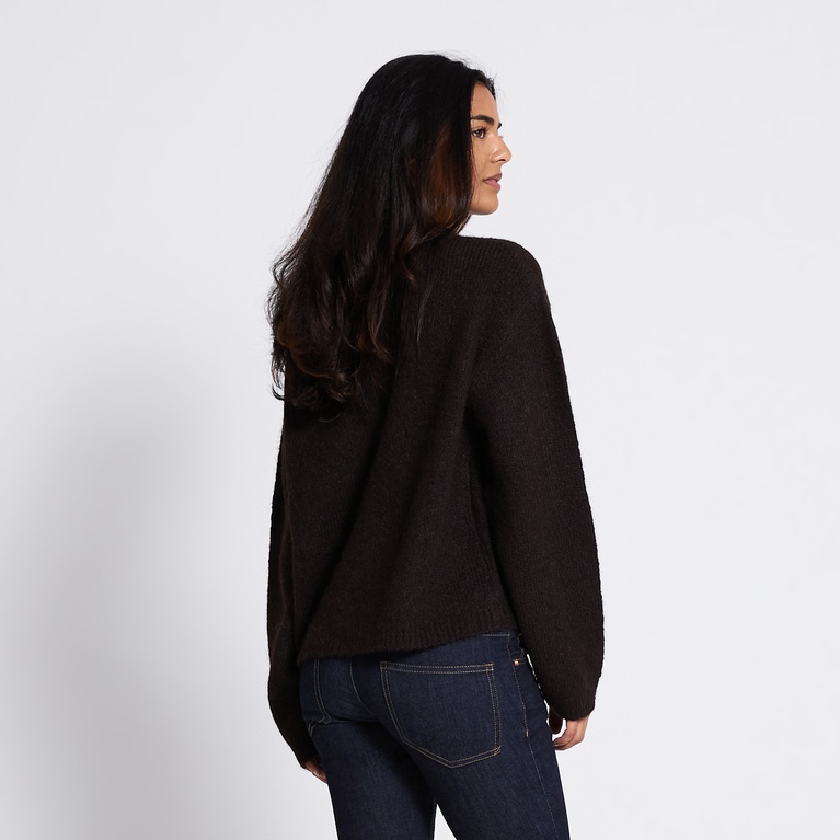 Knit cardigan "Alva" Brown